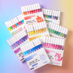 ROSYMENG Acrylic Paint Markers - Free Choice of Color(9 pcs)