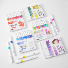 ROSYMENG Acrylic Paint Markers - Free Choice of Color(9 pcs)