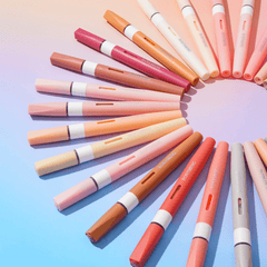 36 Colors Skin Tone Acrylic Paint Art Marker, Brush Felt Tip, 2.2g Ink, 1-5mm